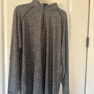 The Golf Wearhouse Mens Gray Quarter Zip EUC Size XL